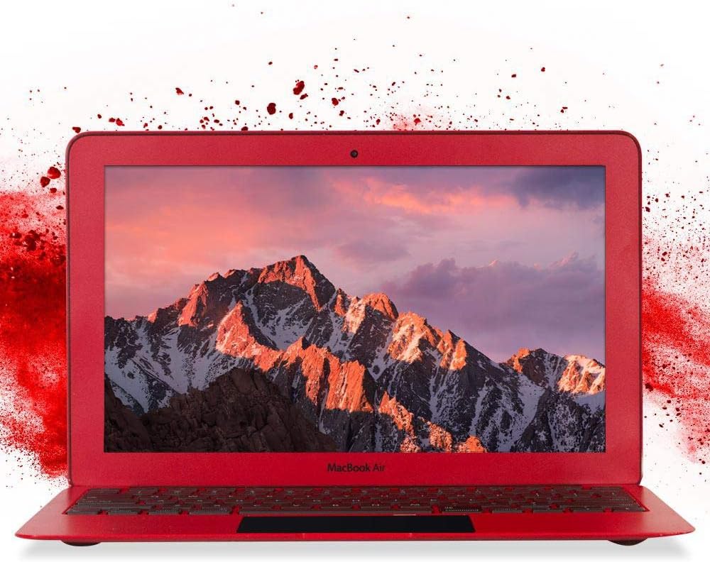 APPLE MACBOOK AIR A1465 11" INTEL CORE I5 1.4GHZ (EARLY 2014) 4GB RAM 128GB SSD OSX MOJAVE - RED SPICY (Renewed)