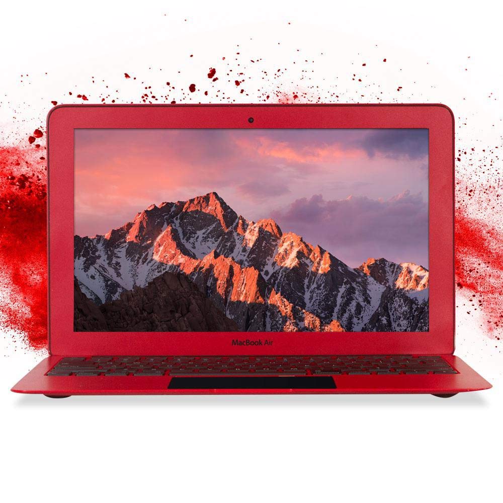 APPLE MACBOOK AIR A1465 11" INTEL CORE I5 1.4GHZ (EARLY 2014) 4GB RAM 128GB SSD OSX MOJAVE - RED SPICY (Renewed)