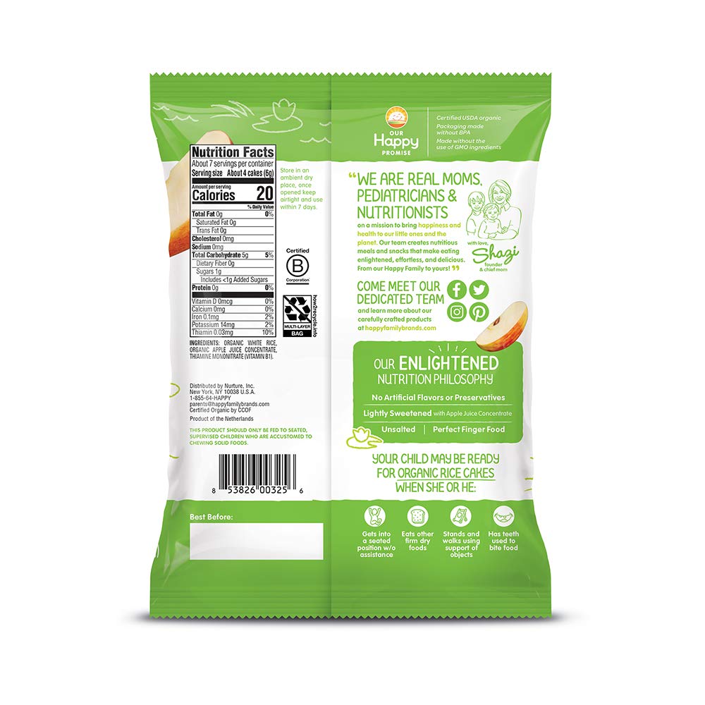 happy baby rice cakes