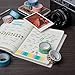 40 Rolls Washi Tape Set , Decorative Tape Christmas Design, Great Glitter washi Tape for Planners, Arts, Crafts, DIY, Colored Masking Tape is fit for Little Boys & Girls (15mm, 40 Colors) …