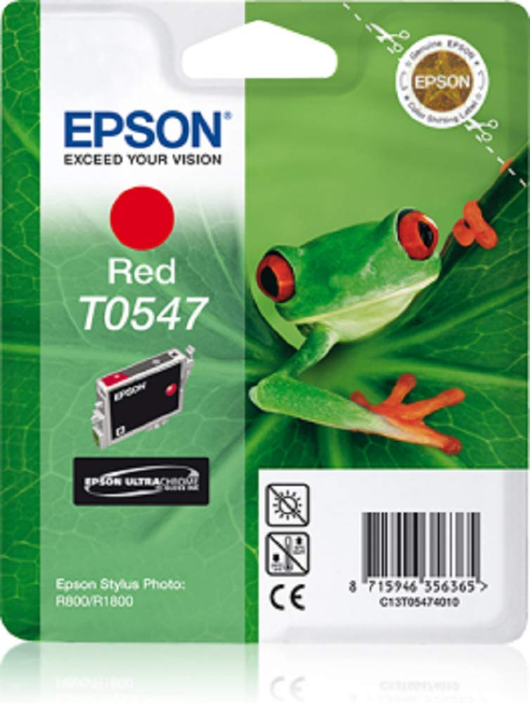 Epson Original Ink Cartridge T0547, Red, Genuine