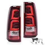 GRAND ORANGE Tail Lights w/Wiring Harness