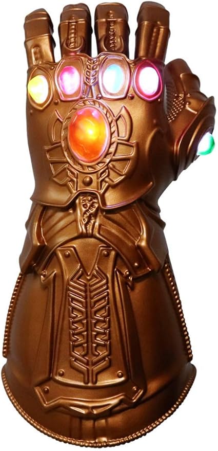 Tci Guante De Guantelete Infinito Thanos Con 6 Gemas Led Para