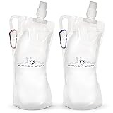 Survivor Filter 1L Clear Collapsible Water Bottles