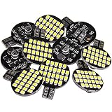 10x Super Bright 921 194 T10 LED Bulb, Pure White 12V 24-SMD Wedge Lamp For Boat 5th Wheel and Other RV Trailer Camper Interior Light (Pack of 10)