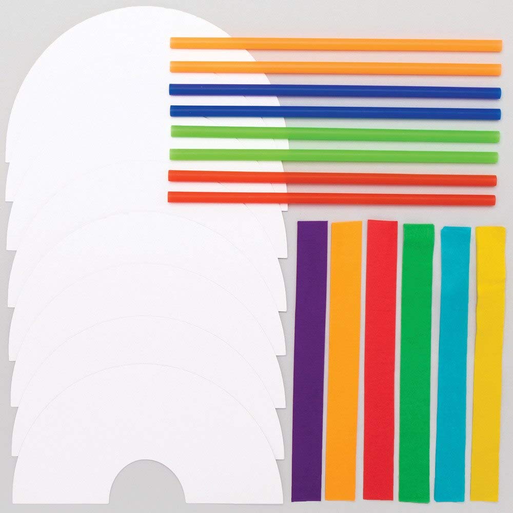 Baker Ross AT742 Rainbow Wand Kits, Pack of 8 - Image 3