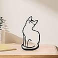 KOLYMAX Metal Cat Minimalist Art Wall Sculpture, Minimalist Abstract Cat Line Wall Art, Modern Minimalist Home Decoration Minimalist Living Room Wall Decoration