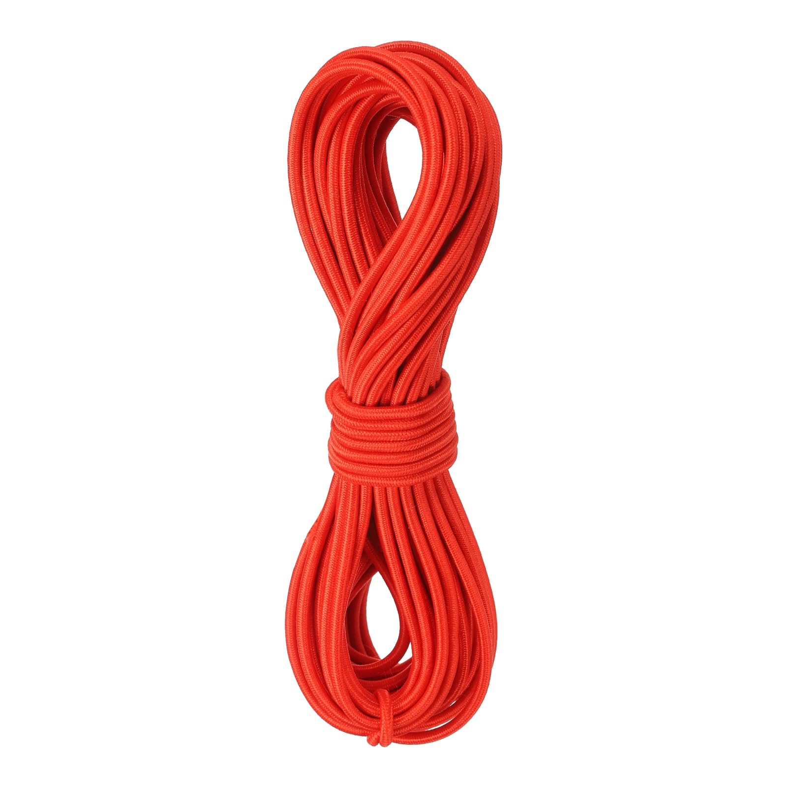 Rebower Elastic Cord Stretch String Heavy Rope 2.8mm 11 Yards Long Rubber Rope [for Sewing, Camping, DIY Craft, Bead Necklaces Making, Outdoor] - Red