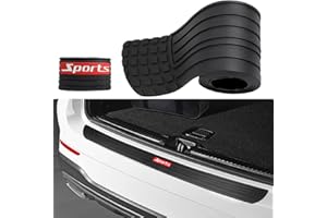 Car Rear Bumper Protector,Trunk Protection Strip,Rear Bumper Protector Guard Rubber,Universal Anti-Scratch Trunk Bumper Guard