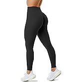 Unthewe Naked-Feel No Front Seam Leggings for Women - High Waisted Buttery Soft Workout Yoga Pants 25"