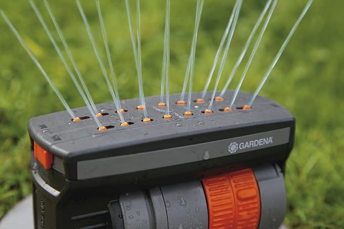Amazon Com Gardena Os 140 Pop Up System Oscillating Sprinkler For Square And Rectangular Areas Lawn And Garden Sprinklers Garden Outdoor