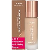 M. Asam Magic Finish Supercharge Serum Foundation Creamy Nude (1.01 Fl Oz) | Moisturizing Make Up &amp; Firming Face Serum In One, Anti-aging CC Cream With Optimal Coverage &amp; Hyaluronic Acid