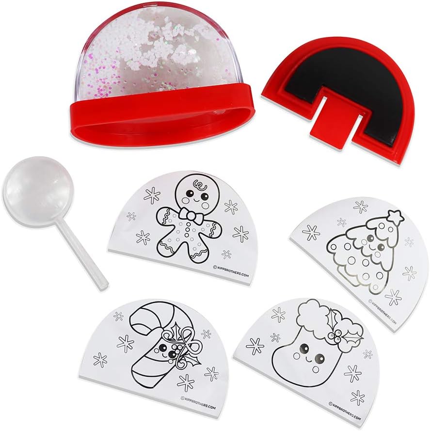 Amazon Kipp Brothers Make Your Own Snow Globe Magnet Craft Kits 