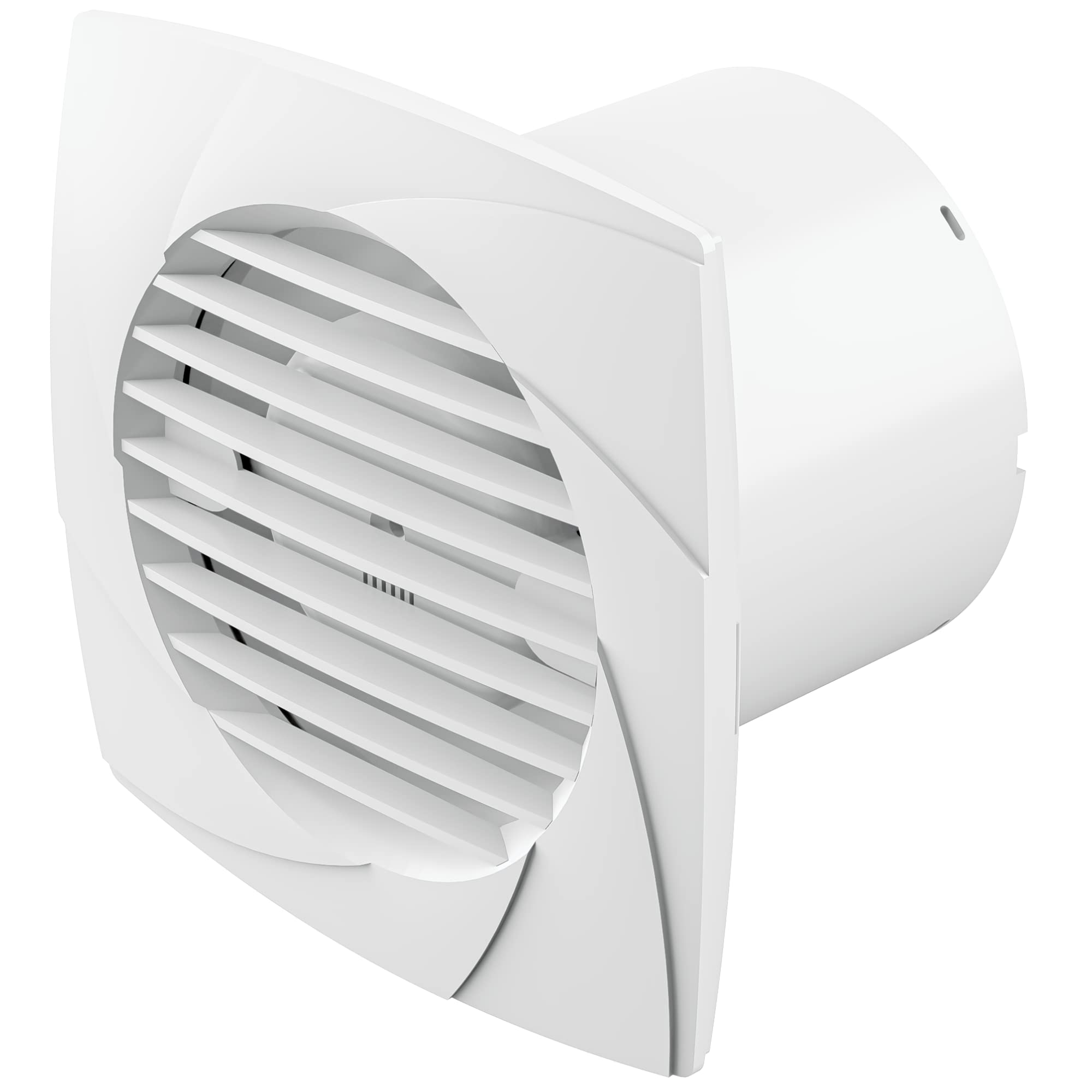 Everything Ventilation Low Profile Axial Bathroom Extractor Fan | Wall or Ceiling Mount | Energy Efficient High Speed | IPX2 Rated for Bathrooms, Toilets, Washrooms & Showers (150mm Timer, White)