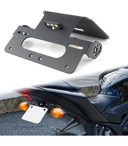 Integrated Sequential LED Tail Lights For Yamaha FZ-07 & YZF-R3 – Smoke Lens, Plug And Play, With Stop Alert Flashing