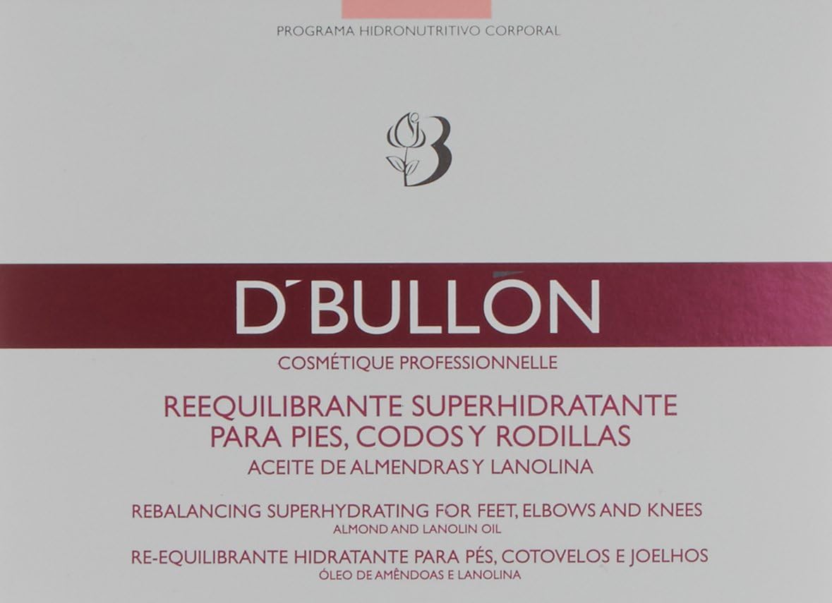 D'Bullón Professional Cream Specifically for Feet Elbows and Knees, Super-Hydrating Re-Balancing, with Almond Oil - 200 ml - Image 3