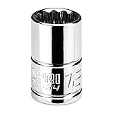 Capri Tools 12 mm Shallow Socket, 3/8
