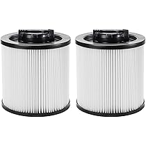 2 Pack DXVC4001 HEPA Filter Compatible With DEWALT DXV04T DXV05P DXV05S DXV08S DXV06G Wet Dry Shop Vacuums