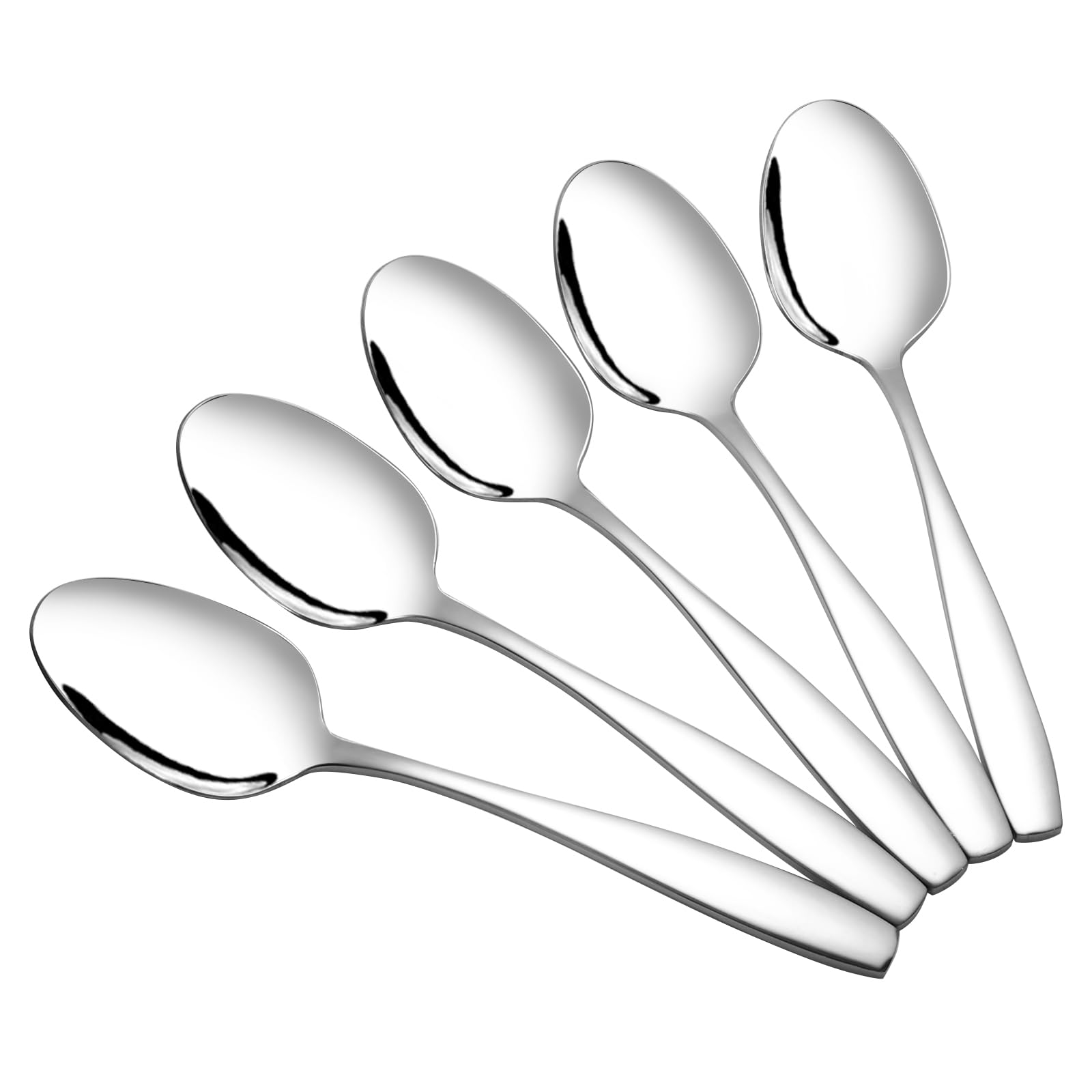 Jandson 6 PCS Stainless Steel Large Buffet Serving Spoons for Dinner Party Wedding