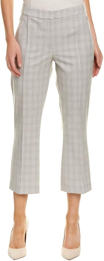 womens plaid cropped pants