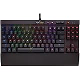 Corsair Gaming K65 RGB Compact Mechanical Gaming Keyboard - with Cherry MX Red Switches