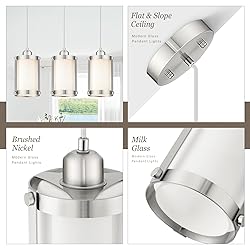 Osimir Brushed Nickel Pendant Lights Kitchen