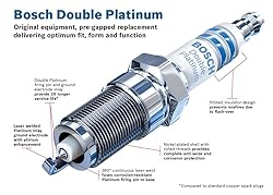 BOSCH 8162 OE Fine Wire Double Platinum Spark Plug