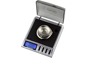 Gemini 20 - Portable Precision Digital Milligram Scale, Jewelry and Gems Scale - (20g x 0.001g) - (Black) - AMERICAN WEIGH SCALES