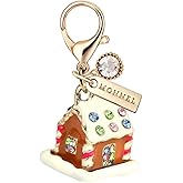 MC133 3D Crystal Chocolate Candy House Lobster Charm Pendant with Pouch Bag (1 piece)