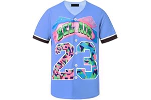 HOPSHION 90s Bel Air Baseball Jersey for Women