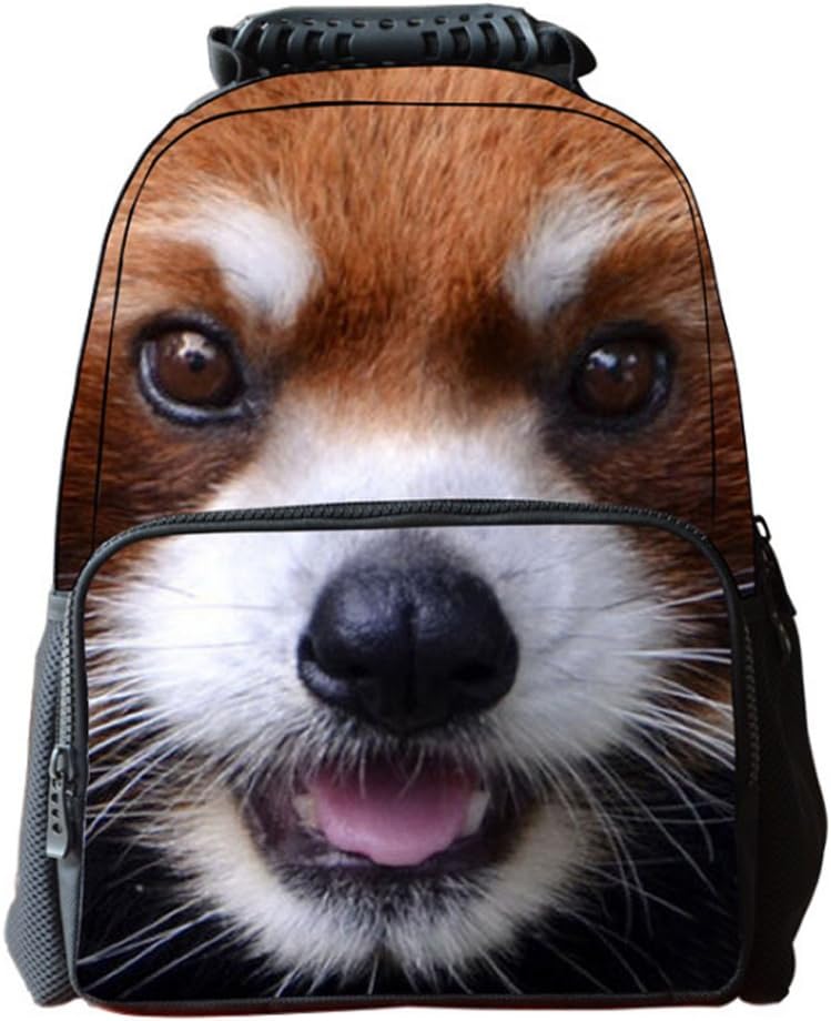 Datomarry Boys Girls 3D Dog Animals Print Daypack Backpack Bag Back to School