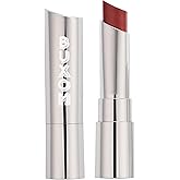 BUXOM Full-On Plumping Satin Lipstick, Pigment-Rich Creamy Lip Color, Infused with Peptides, Hyaluronic Acid & Sunflower Wax, Satin Finish, Weightless, Cruelty Free