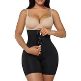 SHAPERX High-Waisted Tummy Control Shapewear for Women Seamless Zip-Up Easy-On Body Shaper Shorts Slimming Fit Underwear