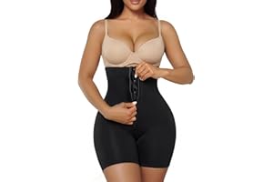 SHAPERX High-Waisted Tummy Control Shapewear for Women Seamless Zip-Up Easy-On Body Shaper Shorts Slimming Fit Underwear