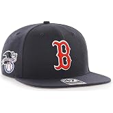 47 MLB Sure Shot Captain Hat Adjustable Structured 6-Panel Snapback Hat Cap, Adult One Size Fits All