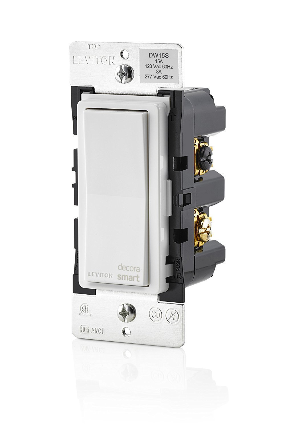 Leviton DW15S1BZ Decora Smart WiFi Universal LED/Incandescent Light