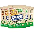 Get'ems! from Gerber Apple Cinnamon Roundos Puffs Snacks, Kids Snack Made with Whole Grain Quinoa, Calcium to Support Strong Bones - 5 pack