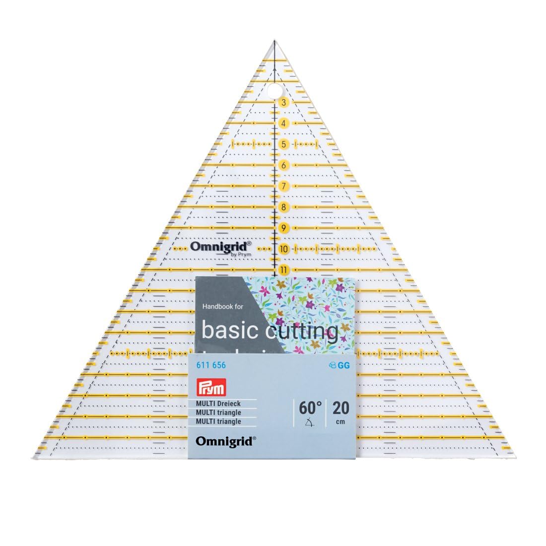 Prym - Omnigrid Multi Patchwork (20cm) Triangle Ruler - 1 Unit