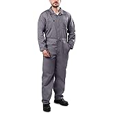 Kolossus Coveralls for Men Long Sleeve Cotton Blend Work Jumpsuit