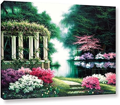 Tremont Hill Egidio Antonaccio ''Swan Grotto'' Gallery Wrapped Floater-framed Canvas, 18X24