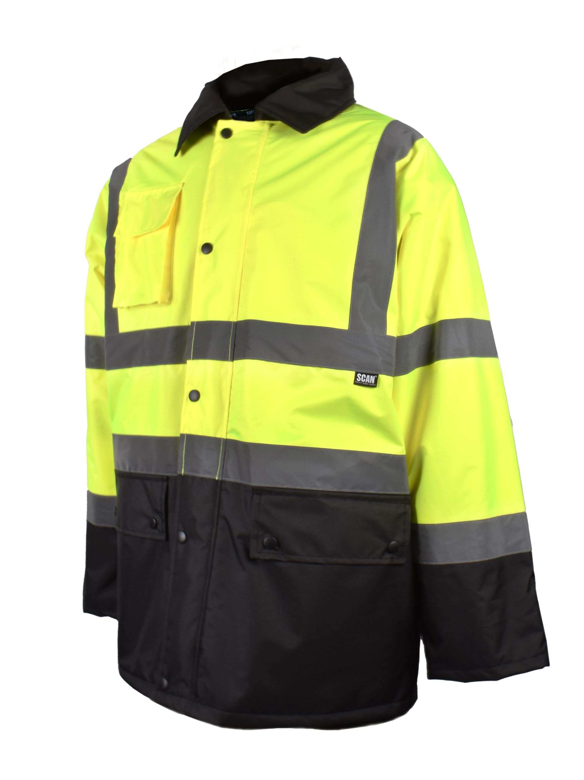 Scan Hi-Vis Motorway Jacket Yellow-Black - L