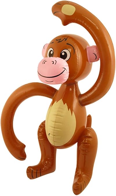 HENBRANDT Party Inflatable Monkey Costume Novelty 58cm Fun Toy Gift
