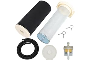 ZAMDOE Air Filter & Guide & END Cap Kit for Yamaha Warrior Raptor Wolverine 350 YFM 350 Grizzly 600 660 YFM600 YFM660 1987-20