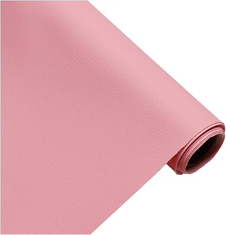 Amazon Co Jp Pu合皮レザー 革 生地 車 内装 レザー 生地 防水内装 生地 レザーレザークラフト手芸 ハンドメイド 財布 バッグ 修理用ストレッチ レザー 生地0 59mm厚いメーターで販売 160x100cm Color Pink Size 1 6x1m ホーム キッチン