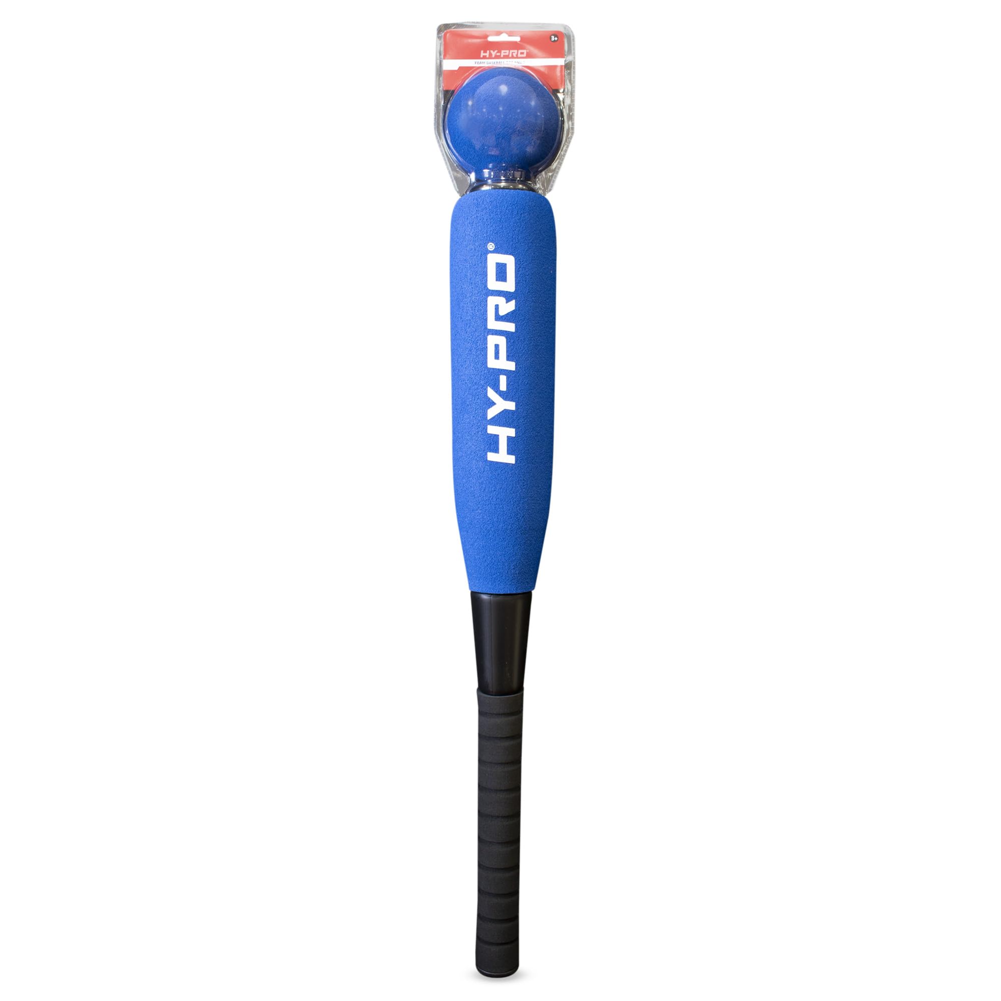 Hy-Pro Foam Baseball Bat and Ball Set - Blue, Soft Touch Bat & Ball, Great For Kids, Anti Slip Grip, 24 Inch Foam Bat, Foam Ball, Soft Toy, Outdoor Game