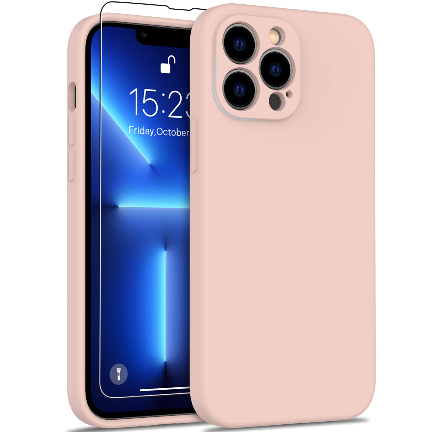 FUNMIKO Designed for iPhone 13 Pro Case with Screen