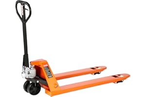VEVOR Pallet Jack, 6600 lbs Load Capacity, Manual Pallet Truck with 48L x 27W Inch Forks for Material Handling, 3.35-7.1 Inch