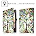 Fintie Case for NPOLE Tablet 10.1 (NT101) / Alldaymall A10T 10.1-Inch Android Tablet, Premium PU Leather Folio Cover with Stylus Holder, Love Tree