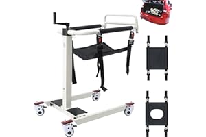 Mezurun Patient Lift Transfer Chair,Wheelchair to Car Transfer Devices,Patient Lift for Home Medical Lift Chair Patient Transfer Chair,Transfer Lift Wheelchair Patient Lift（Load 275LB）