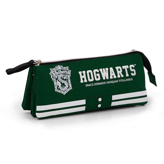 Karactermania Harry Potter Slytherin-Triple HS Pencil Case Federmäppchen, 24 cm, Grün (Green)